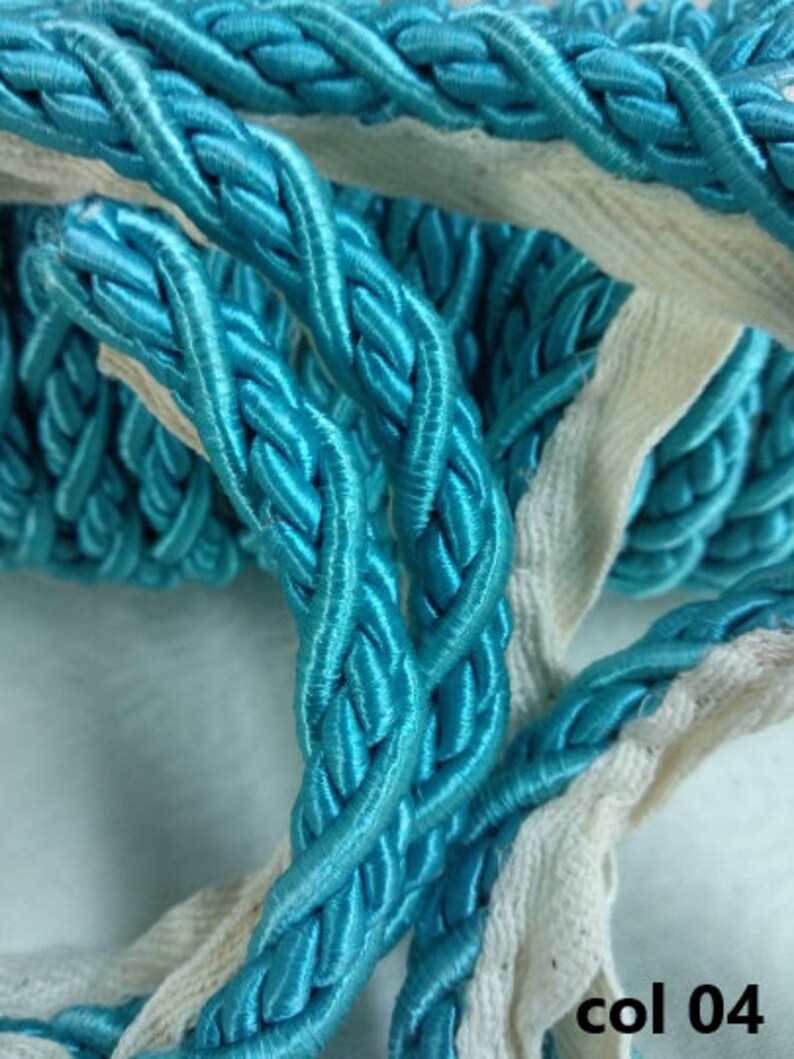 Very Thick Piping Flanged Cord 10m Flanged Piping Cord Rope Etsy