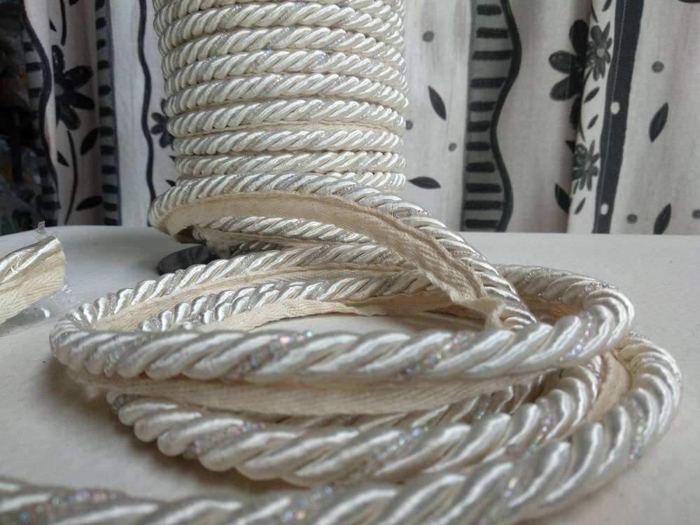 Thick beaded Flanged Piping cord 10mm Flanged Piping Cord Rope piping
