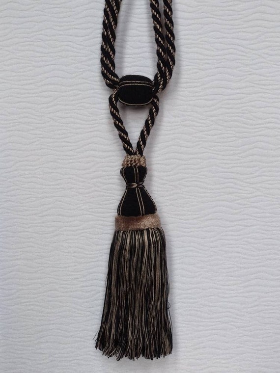 Black Grey Modern Tiebackscurtain Tie Backs Tassel Singapore Tie Backs Modern Tassel Singapore, Black Curtain Tie Backs Tassels