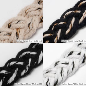 2.6cm-1&quot; Lace Bohemian Ethnic Thick Cotton Knotted Braid Trim|  Bohemian Trim for curtains Dress bugs |By the meter
