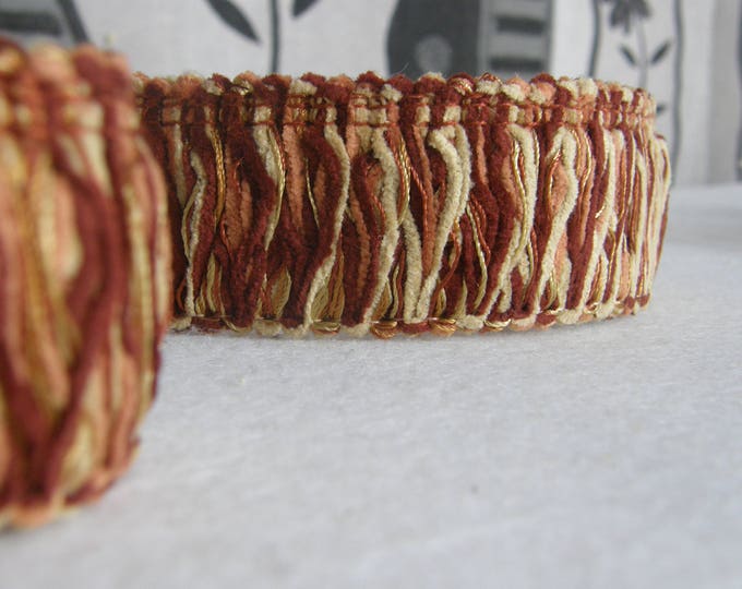 Red Yellow brush fringe trim/4cm width decoration brush fringe trimming