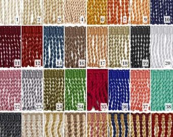 Relax Bullion Fringe Trim |7 cm (2,75") of 12 cm (4,72") Hoogte Rijke Bullion Fringe | Verkocht per meter