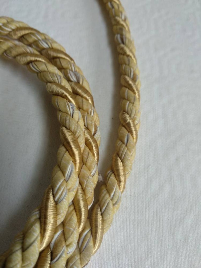 Gold beige Faux Leather Piping Cord 9-10mm Cord Upholstery | Etsy