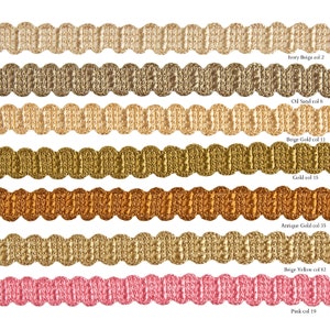 Slim Gimp Braid Trim - 1cm-0.39"  |  Braid Gimp Upholstery Trimmings