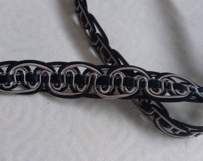 Black beige Slim Braid Fringe Trims Braid Trimming Upholstery 1.5cm gimp fringe braid upholstery trim braid fringe gimp upholster braided