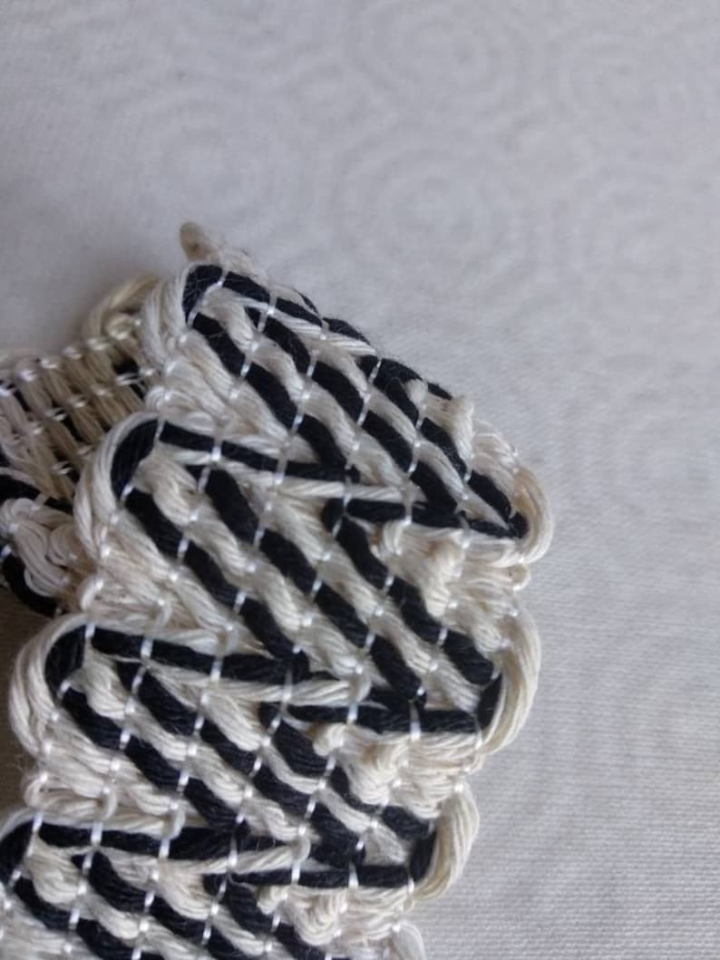 Cotton black natural wide Braid 3cm fringe trimming braid upholstery trim braid gimp curtains upholstery braid