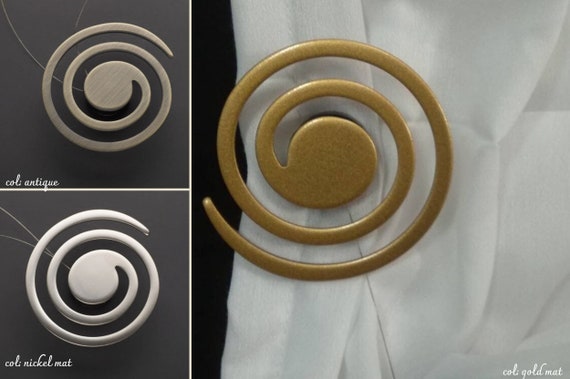 Fermatenda Magnetici In Corda Grigia, Confezione Da 2, Design Moderno, Legatende Con Magneti Forti, Lunghezza 44,5 Cm, Per Soggiorno E Camera Da Letto