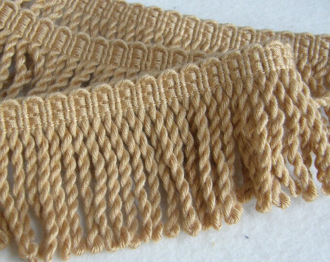 7cm(2.75")  or 11cm(4.33") Relax Bullion Fringe Trim | Honey Yellow Bullion Fringe Trim | Sold by the meter
