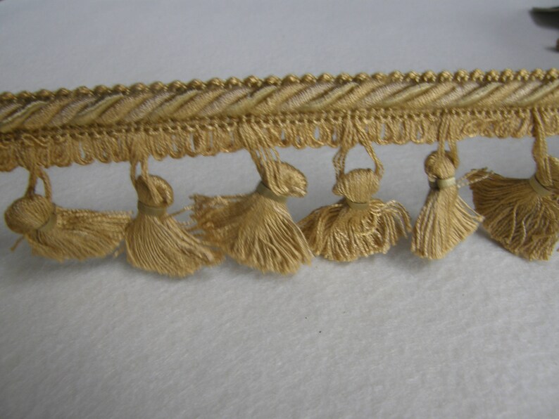 Yellow Tassel Trim Fringe 5 Cm 2 Inch Tassel Fringe Trim Etsy