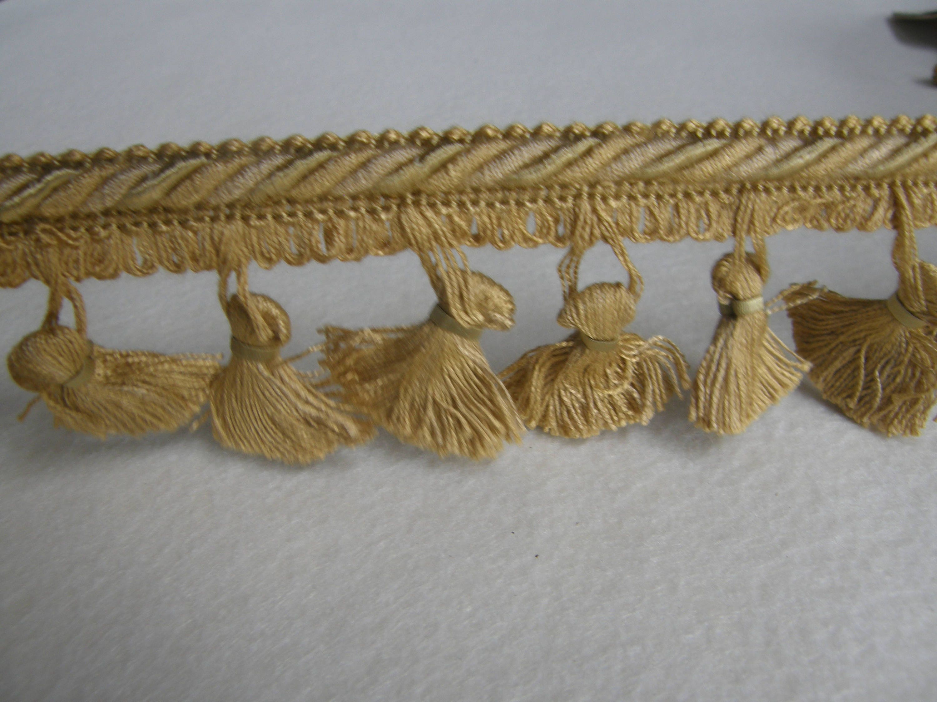 Yellow Tassel Trim Fringe 5 Cm 2 Inch Tassel Fringe Trim Etsy