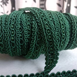Green Braid Fringe Trims 1.8cm - 0.71 inches gimp braid upholstery trim