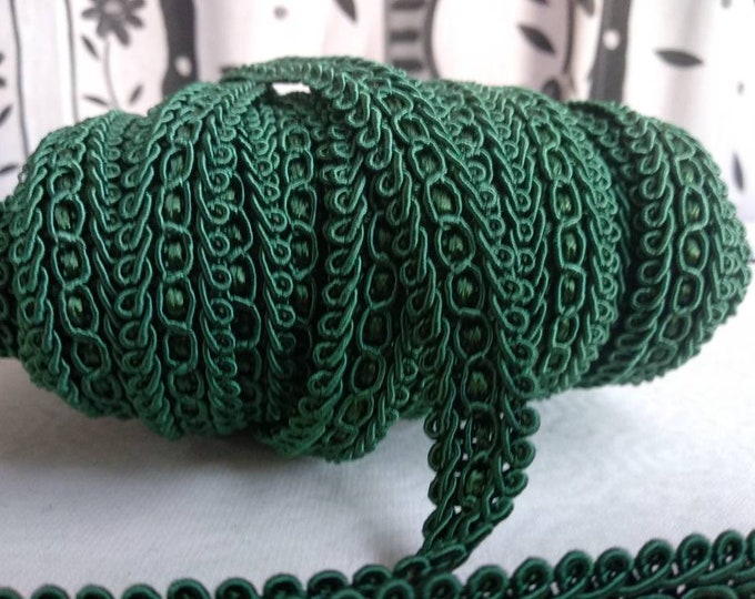 Green Braid Fringe Trims 1.8cm - 0.71 inches gimp braid upholstery trim