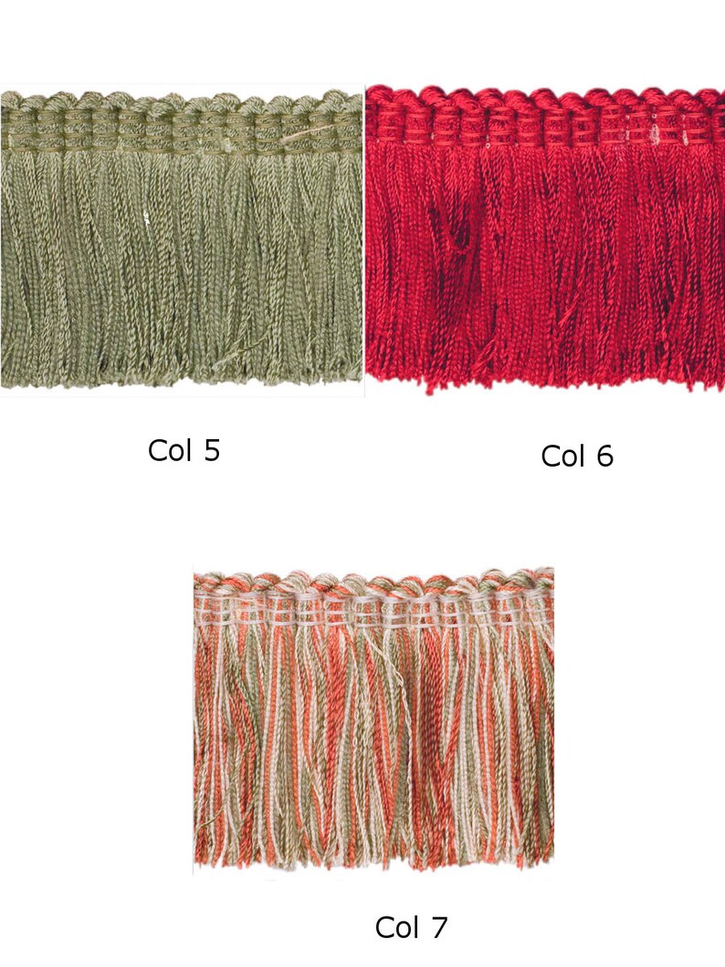 Brush Fringe Bullion Tassel Upholstery Cushions Trimmings Etsy
