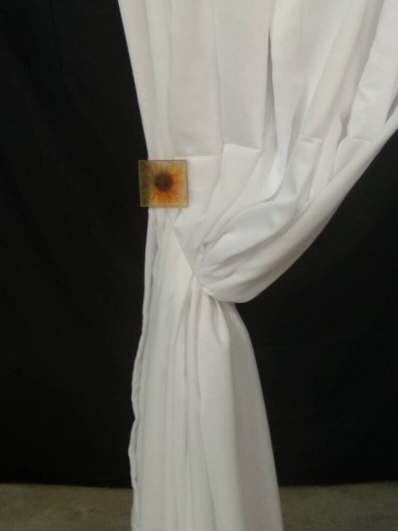 Orange plexiglass Tieback Holdback for Curtains And Etsy