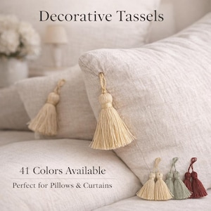 Nappe decorative da 7 cm / Nappe per tende e cuscini / Nappe acriliche in 41 colori / Cucito e decorazioni per la casa