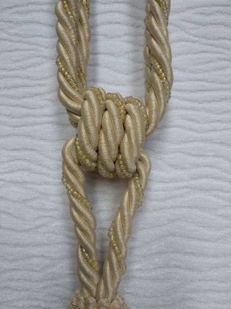 Ivory Tassel Tiebackscurtain Tie Backs.modern Tassel Hold Etsy