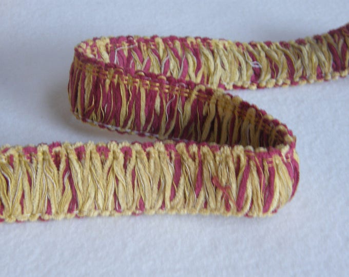 Yellow Purple chenille brush fringe trim/3cm width decoration brush fringe trimming