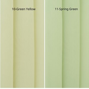 Voile 26 Vivid Color Palette Curtain FabricDouble Height 325cm-128inches wide image 5