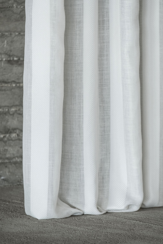 Tessuto per tende in lino e cotone/doppia altezza 300 cm 118 pollici -   Italia