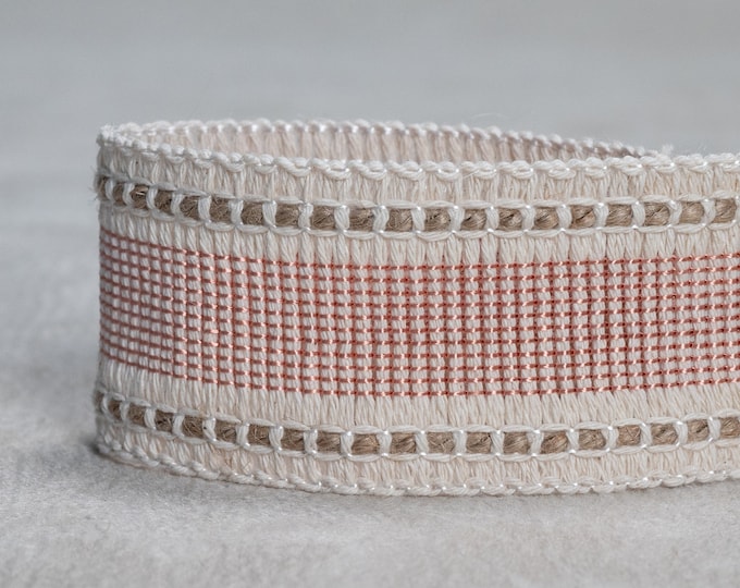 Cotton jute rayon Lace Trims | 4cm-1,57'' inches/ |Upholstery Braided modern gimp curtain drapes cushions table clothes ending diy projects
