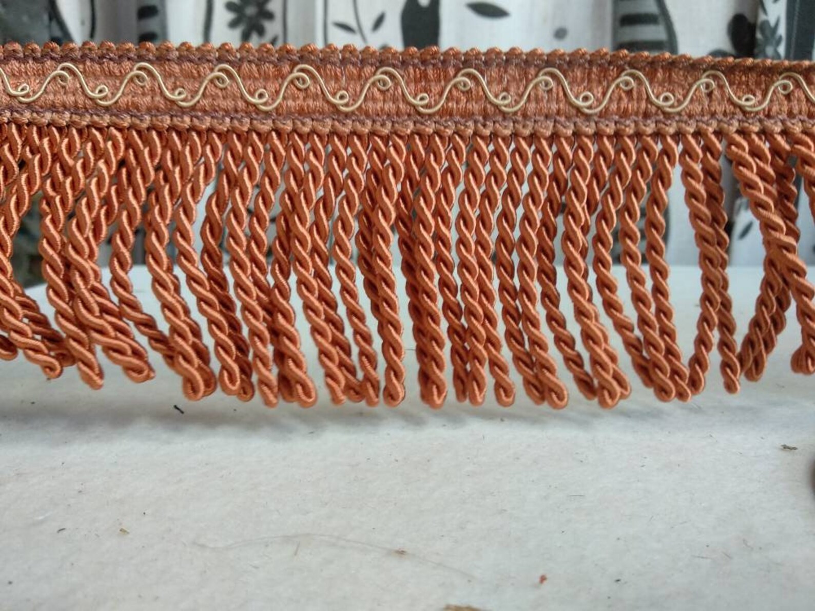 Orange Bullion Fringe Upholstery Trimmings10 Cm 4 Inch Etsy