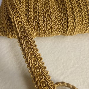 Gold Braid Fringe Trims|1.8cm - 0.71 inches gimp braid upholstery trim