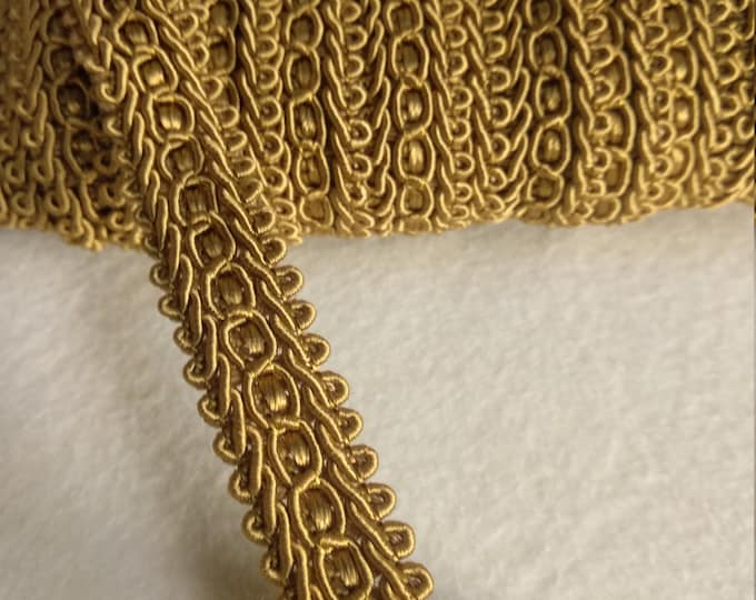 Gold Braid Fringe Trims|1.8cm - 0.71 inches gimp braid upholstery trim