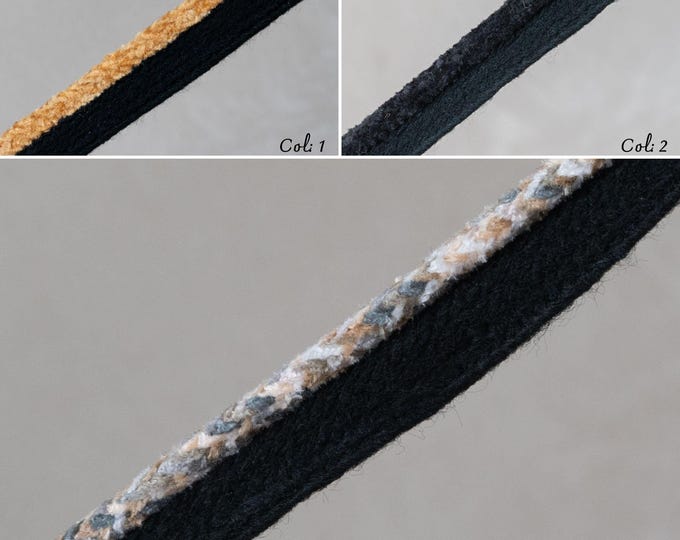 Limited Edition Chenille Cord – Unique 3-Color Craft Rope Set (1cm / 0.4”)”