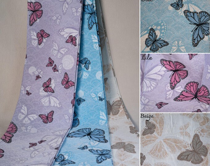 Butterfly design Jacquard Upholstery Fabric|Double Width 280cm-108 inches,Upholstery, Decoration , art design, multicolor Fabric