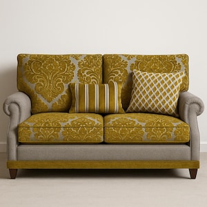 Velvet Lime Classic Chenille Upholstery Fabric|140 cm - 55 inches width upholstery fabric