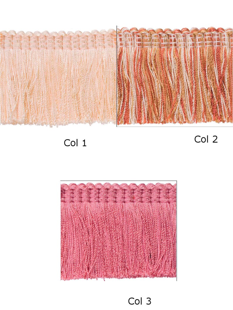 Brush Fringe Bullion Tassel Upholstery Cushions Trimmings Etsy