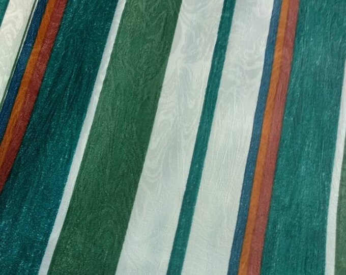 Multicolor Striped Polyester Cotton Upholstery Fabric|280cm-110inches ouble Width Upholstery Fabric Upholstery Fabrics