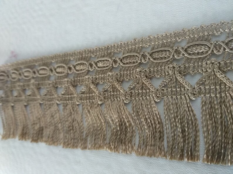 Gold Antique tassel fringe trim/5cm height drapery fringing Etsy