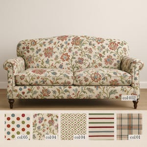 Floral Chenille Jacquard Upholstery Fabric,furnishing | Double Width 280cm-108 inches Ethnic Bohemian Decoration Fabric | Sold by the meter