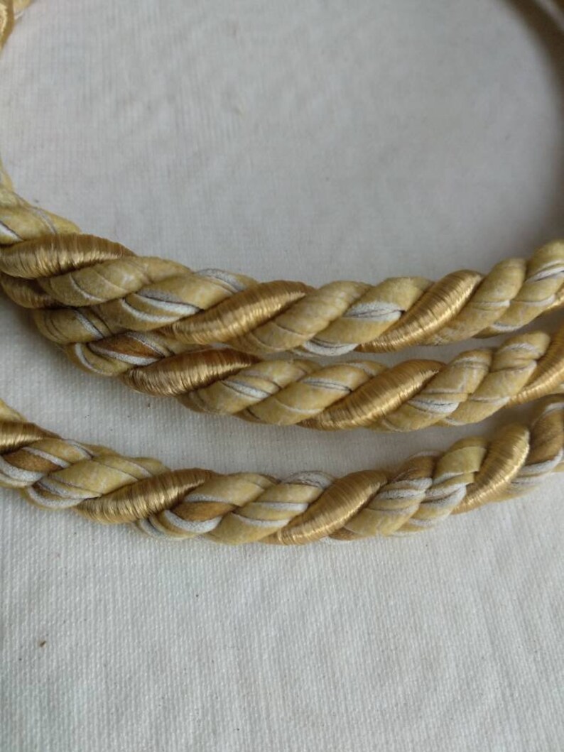 Gold beige Faux Leather Piping Cord 910mm Cord Upholstery Etsy