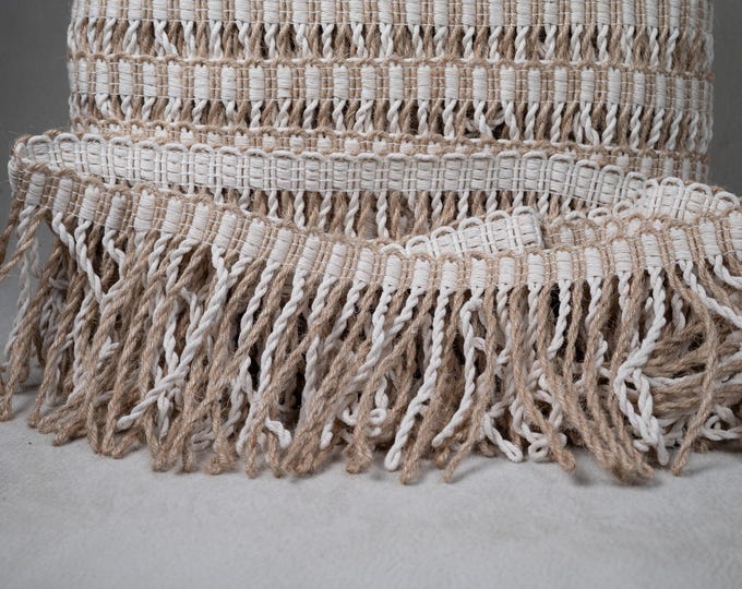 Cotton Rayon Upholstery Bullion Fringe Trim | 11cm - 4.33'' inches