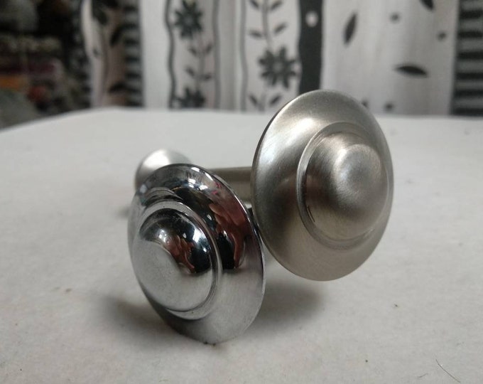 Simple Modern Design Curtains Tieback Wall Hooks-inox matte or nickel inox shiny 10 cm height Minimal Holdback Hook Metalic Decor wall hook.