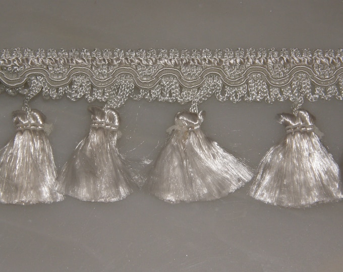 Ice Tassel fringe Trim | 4 cm - 1.57 inches wide tassel trimmings