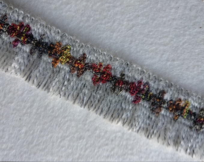 Flower Colored Mohair brush fringe trim/4cm -1.57 width brush trimming
