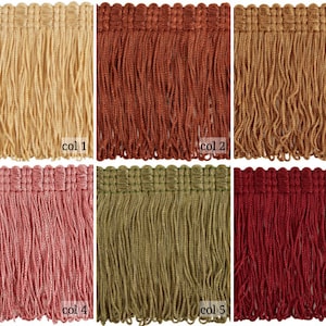 Double Weld Bullion Fringe Trimming|10 cm - 3.93 inches height trim fringe