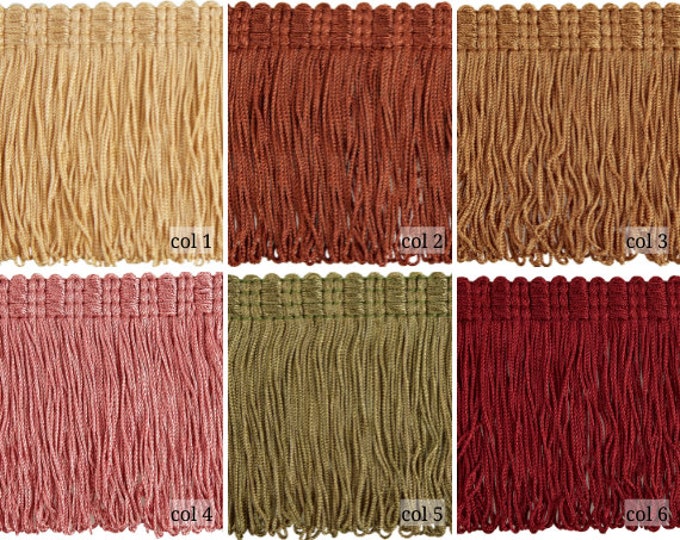 Double Weld Bullion Fringe Trimming|10 cm - 3.93 inches height trim fringe
