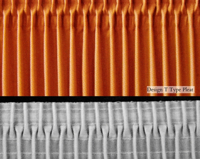 Transparent Pleated Curtains Tape | 5cm or 12cm wide multi slot back | T Type Pleated Curtains Tape, sewing craft product, shirring tape