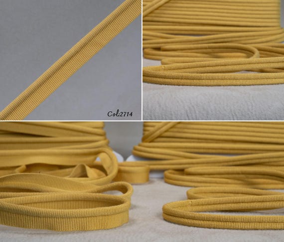 Acheter Passepoil Toutextile 10mm Jaune Sur La Piqueuse Dans Passepoil - Dépassant