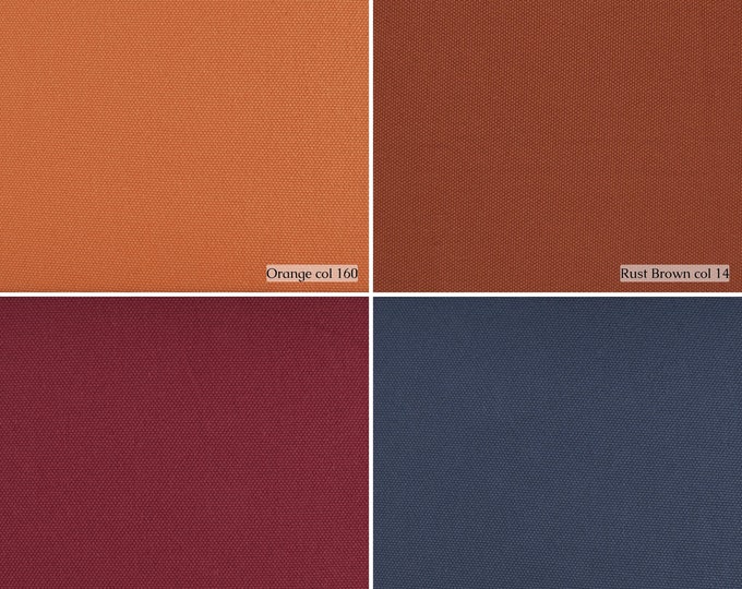 Plain 100% Cotton Panama Upholstery Fabric | 280cm - 118inches width High Quality Spain Upholstery Cushions Fabrics by meter