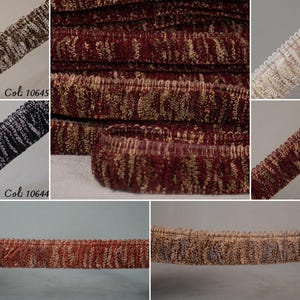 Curly Brush Fringe Trim | 4 cm - 1.57 wide pillow brush trim fringe