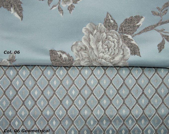 Viscose Embroidered  Classic Floral Upholstery Fabric | 150cm-59inches Width Upholstery Fabric