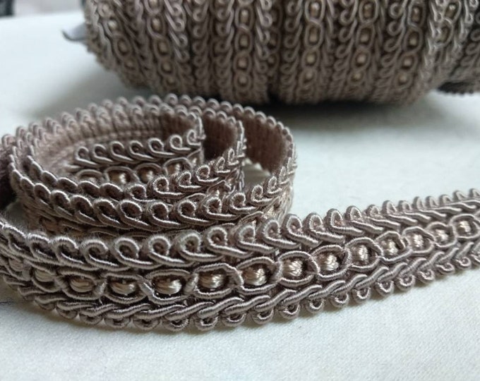 Brown Braid Fringe Trims 1.8cm - 0.71 inches gimp braid upholstery trim