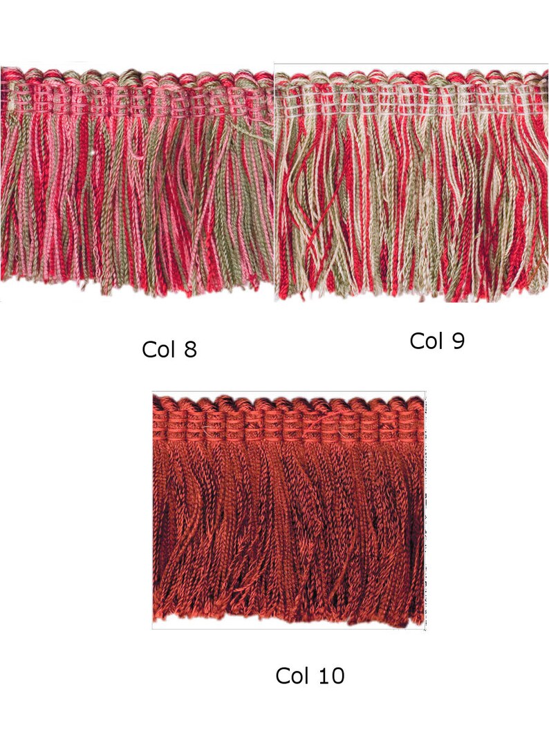 Brush Fringe Bullion Tassel Upholstery Cushions Trimmings Etsy