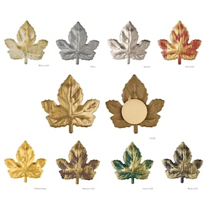 9 Colors Leaf Design Magnetic Curtains Tiebacks | 7cm - 2.75 inches Decorative Curtains Holdbacks Without Wire