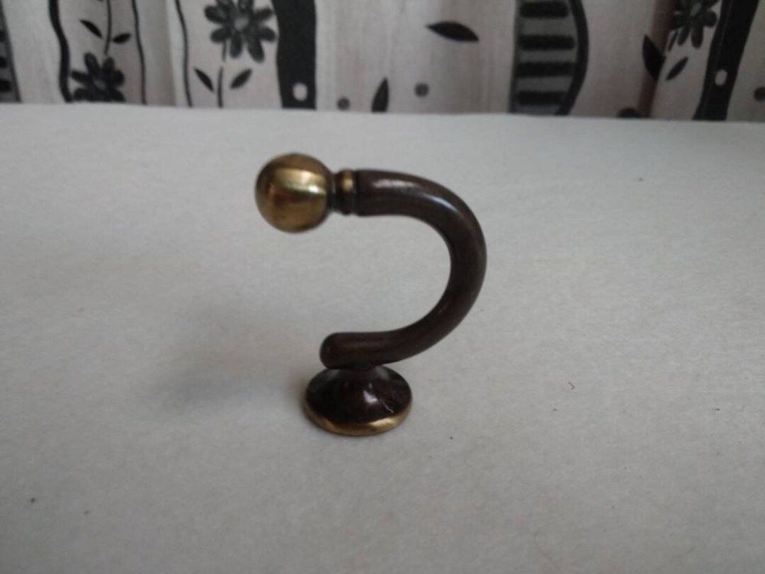 Small Metallic Wall Hooks for Curtains Tieback,antique Gold Mat Wall
